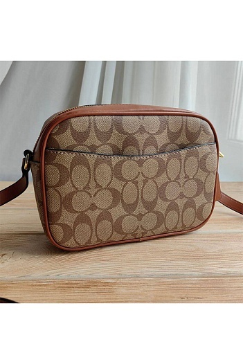 Кожаная сумка Coach Mini Jamie 22x16 см   