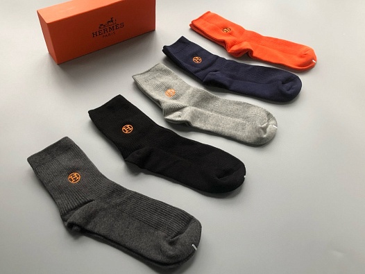 Комплект носков Hermes H embroidered   