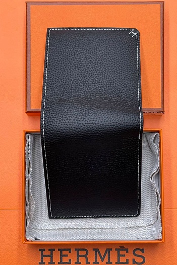 Кожаный кошелёк Hermes 12х10 см   