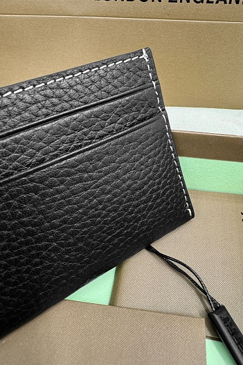 Кожаный кардхолдер Burberry Premium 10x7 см   