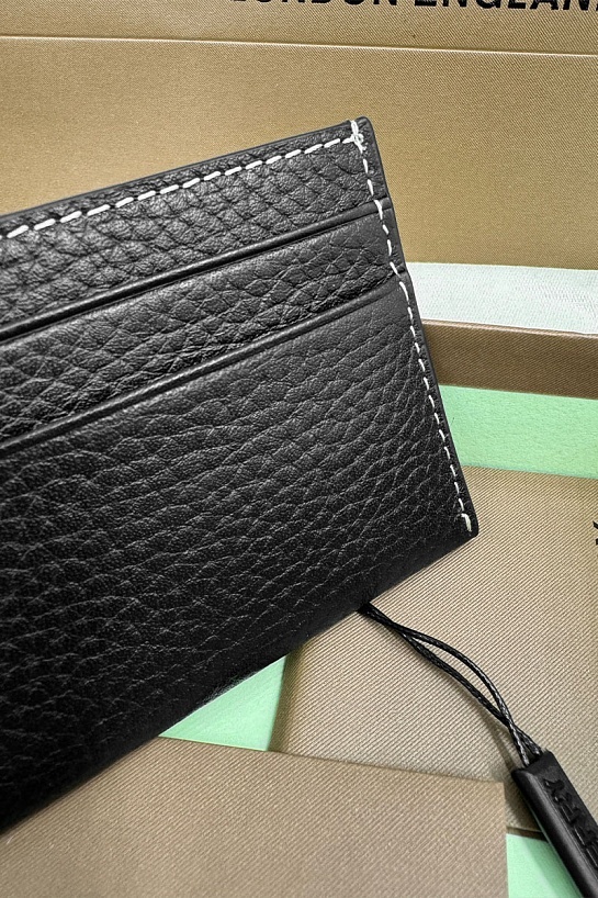 Кожаный кардхолдер Burberry Premium 10x7 см