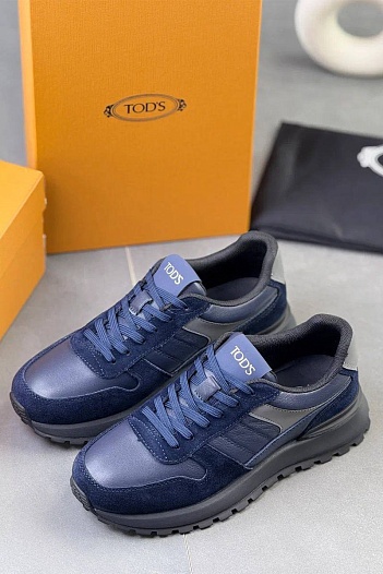 Мужские кроссовки Tod's синего цвета   