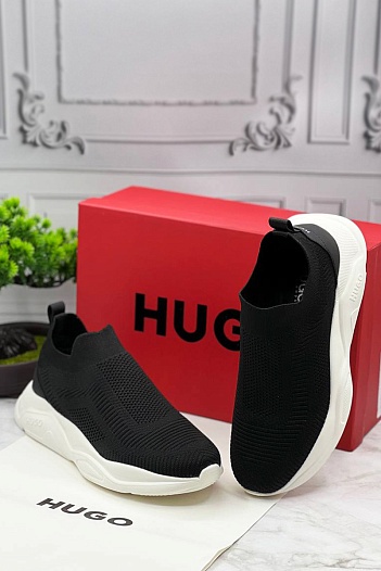Мужские текстильные кроссовки Hugo Boss   
