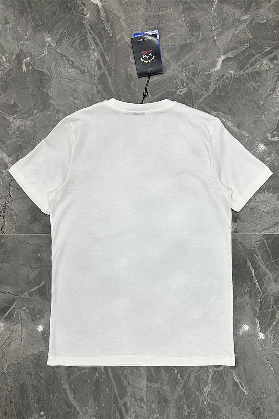 Футболка белого цвета Paul & Shark logo-patch