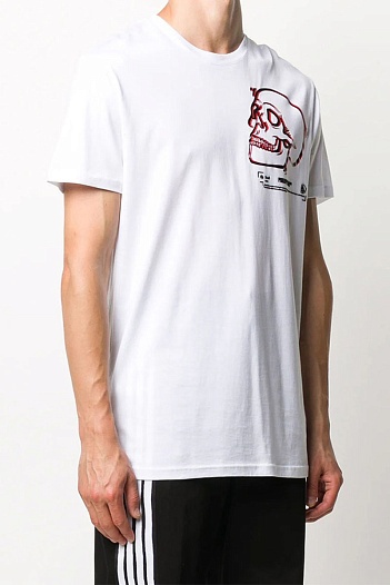 Футболка белого цвета Philipp Plein The Skull   