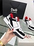 Женские комбинированные кроссовки Dolce&Gabbana New Roma