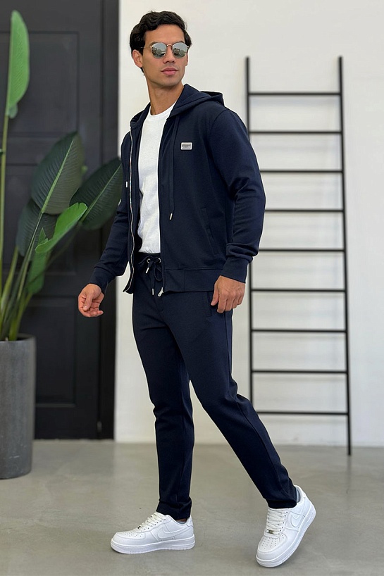 Спортивные штаны Dolce & Gabbana logo plaque - Navy