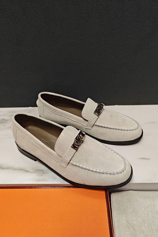 Женские замшевые лоферы Hermes