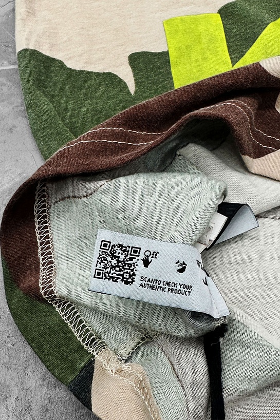 Оверсайз футболка Off-White Arrows Camo