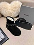 Женские ботинки с мехом Balenciaga Alaska premium - Black