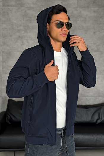 Синяя ветровка C.P. Company Pro-Tek lens detail   