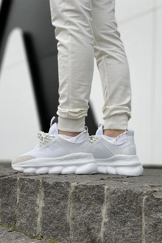 Кроссовки Versace Chain Reaction - White