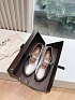 Женские кожаные балетки Alaia Strass Suede premium