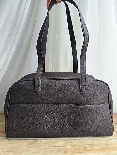 Кожаная сумка Celine Triomphe 44x26 см   