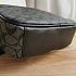 Кожаная сумка Coach monogram 25x22 см
