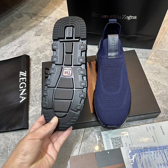 Мужские текстильные кроссовки Ermenegildo Zegna