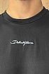 Футболка серого цвета Dolce & Gabbana logo-embroidered