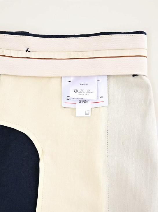 Мужские тёмно-синие брюки Loro Piana premium