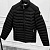 Мужская чёрная куртка Moncler logo-patch