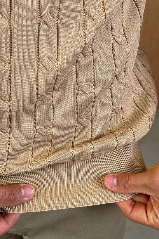 Мужская бежевая футболка Роlо Ralрh Lаurеn