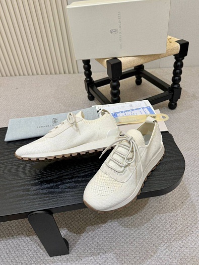 Мужские кроссовки Brunello Cucinelli knitted   