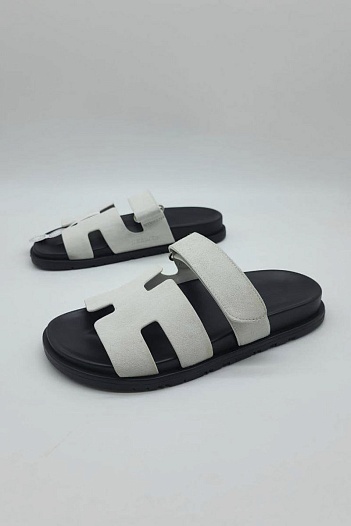 Женские кожаные сандалии Hermes Chypre    