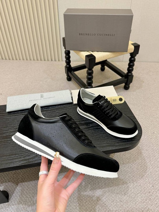 Мужские кроссовки Brunello Cucinelli low-top - Black