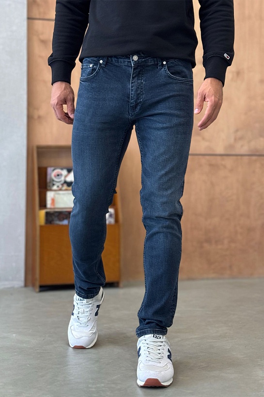 Мужские тёмно-синие джинсы Calvin Klein