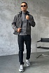 Мужская ветровка Burberry серого цвета