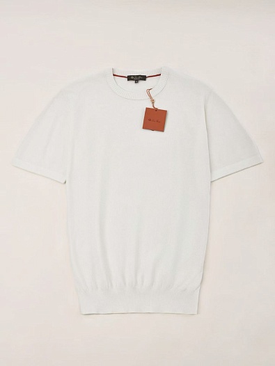 Мужская светло-бежевая футболка Loro Piana premium   