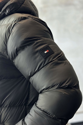 Мужская зелёная куртка Tommy Hilfiger   