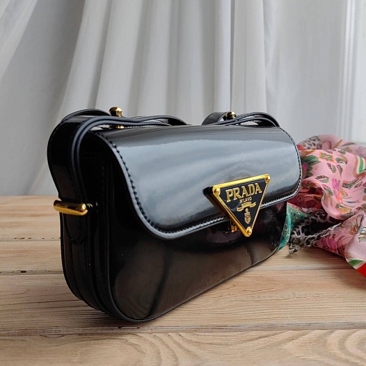 Кожаная сумка-клатч Prada 19x10 см (2 расцветки)   