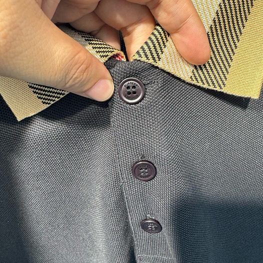 Мужское поло Burberry Premium - Black   