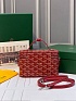 Кожаная сумка Goyard Muse Mini Vanity ​premium 16,5x10,5x8 см
