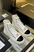 Женские кожаные кроссовки Chanel High Top premium