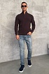 Мужской джемпер Paul & Shark zip-up - Brown