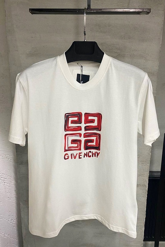 Мужская футболка белого цвета Givenchy 4G