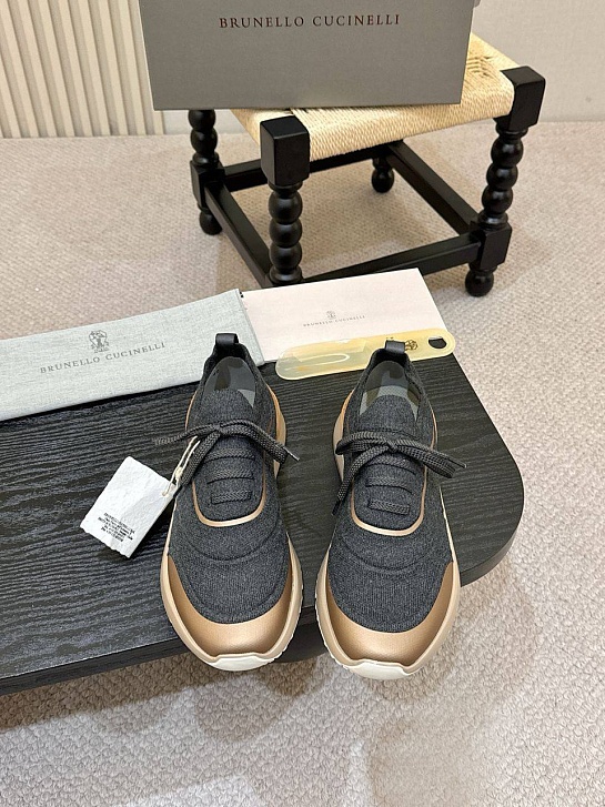Мужские кроссовки Brunello Cucinelli knitted