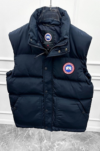 Мужской тёмно-синий жилет Canada Goose Garson Vest   