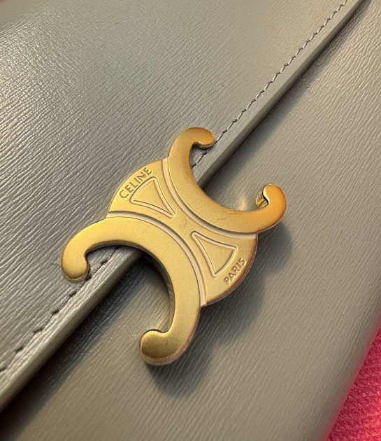 Портмоне Celine Tromphe Premium 19x10x3 см - Grey