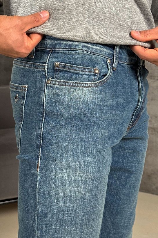 Мужские синие джинсы Louis Vuitton