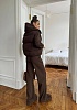 Женский костюм тройка на флисе Schiaparelli premium
