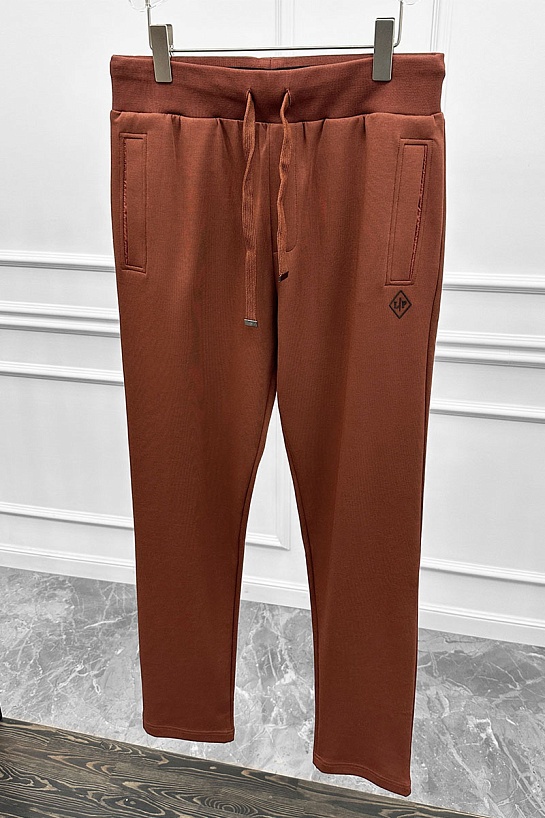 Мужские спортивные штаны Loro Piana monogram - Brown