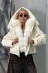 Женский бомбер с натуральным мехом Max Mara premium