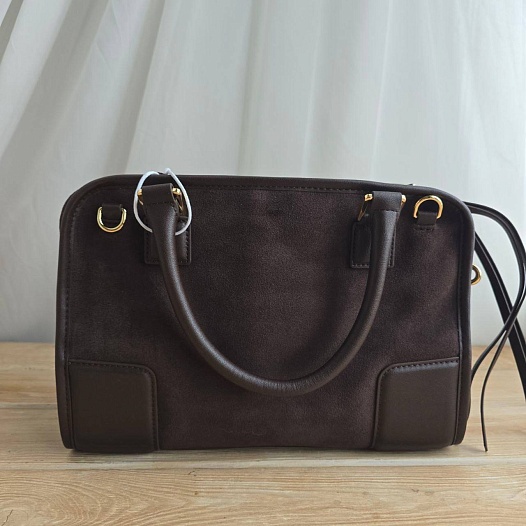 Замшевая сумка Loewe Amazona 27x18 см   