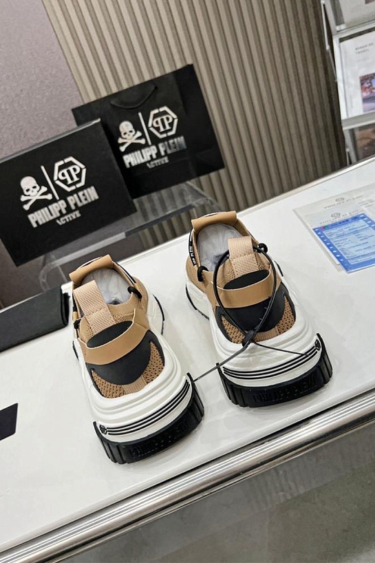 Мужские кроссовки Philipp Plein Predator - Brown