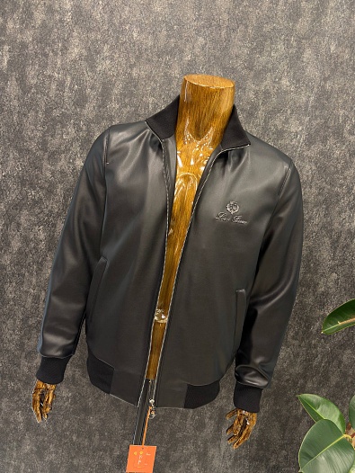 Мужская кожаная куртка Loro Piana   