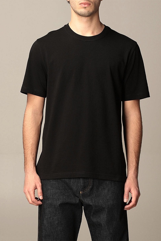 Чёрная оверсайз футболка Bottega Veneta basic