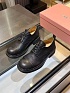 Женские кожаные ботинки дерби MIU MIU