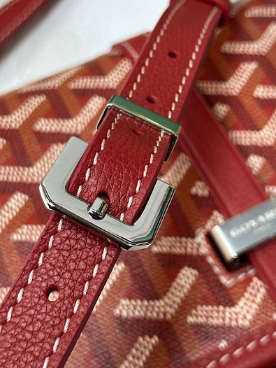 Кожаная сумка Goyard Belvedere Messenger PM premium 22x17x6 см   